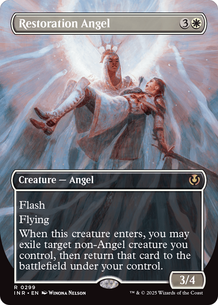Restoration Angel (Borderless) [Innistrad Remastered] | Card Merchant Takapuna