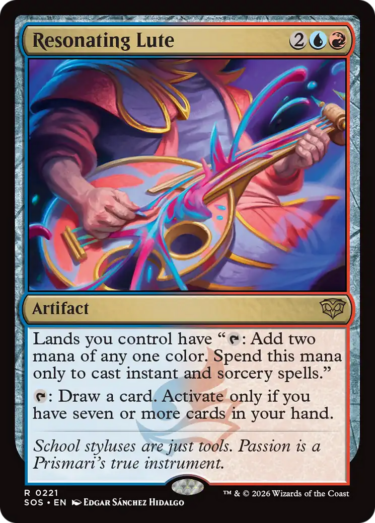 Resonating Lute [Secrets of Strixhaven] | Card Merchant Takapuna
