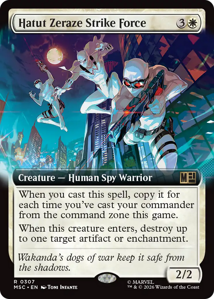 Hatut Zeraze Strike Force (Extended Art) [Marvel Super Heroes Commander] | Card Merchant Takapuna
