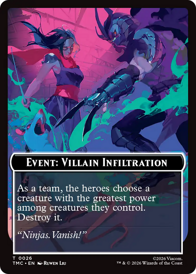 Event: Villain Infiltration [Teenage Mutant Ninja Turtles Commander Tokens] | Card Merchant Takapuna