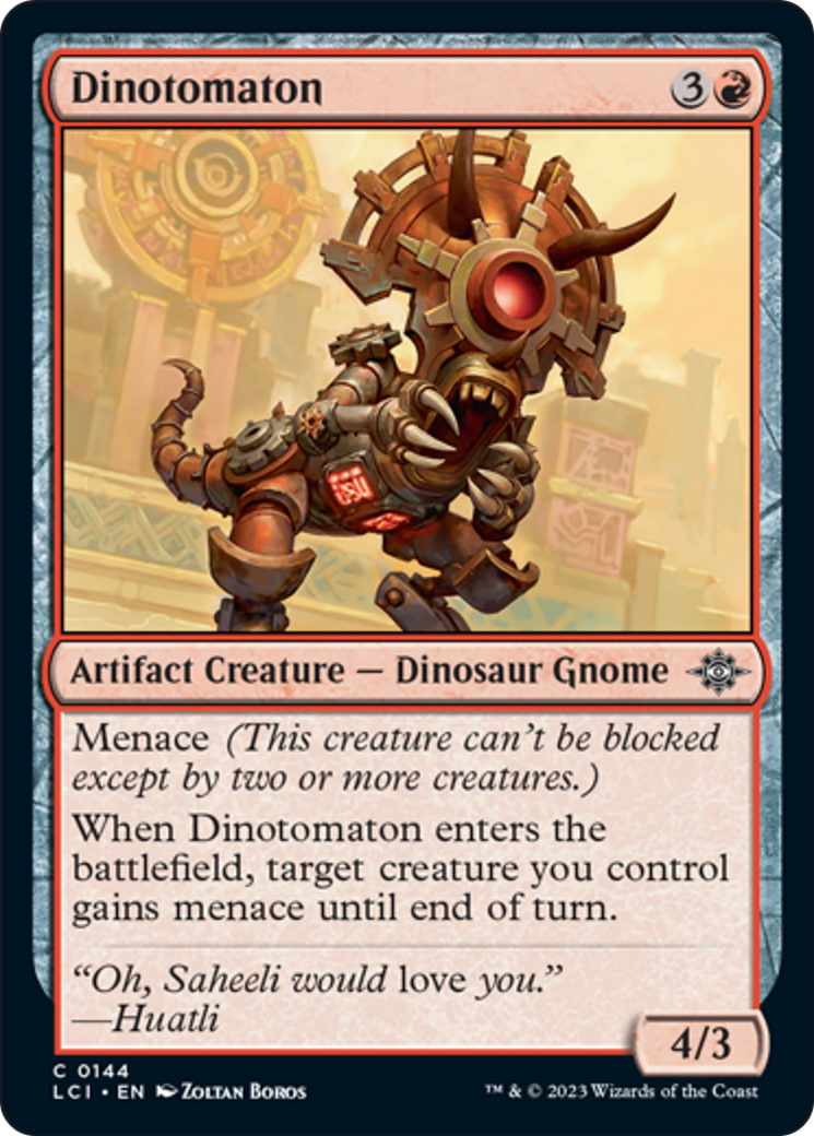 Dinotomaton [The Lost Caverns of Ixalan] | Card Merchant Takapuna