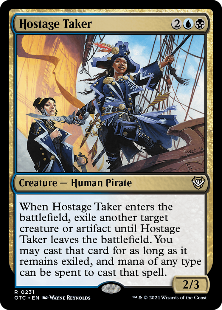 Hostage Taker [Outlaws of Thunder Junction Commander] | Card Merchant Takapuna