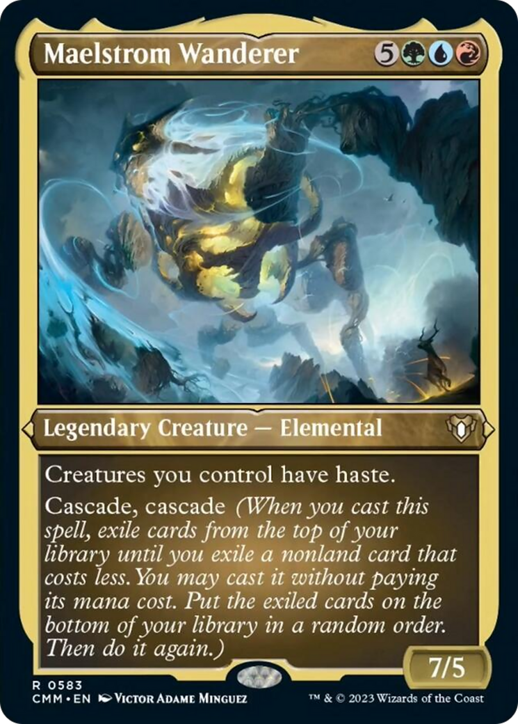 Maelstrom Wanderer (Foil Etched) [Commander Masters] | Card Merchant Takapuna