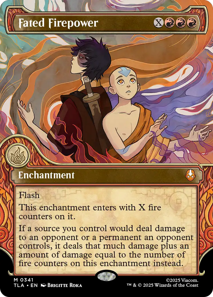 Fated Firepower (Showcase) [Avatar: The Last Airbender] | Card Merchant Takapuna