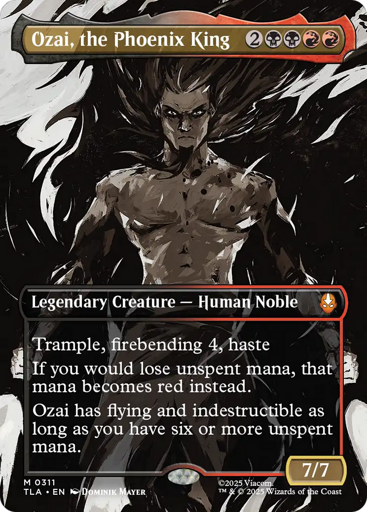 Ozai, the Phoenix King (0311) (Borderless) [Avatar: The Last Airbender] | Card Merchant Takapuna