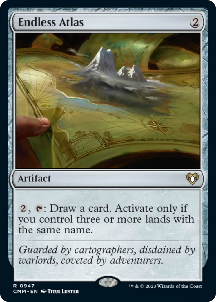 Endless Atlas [Commander Masters] | Card Merchant Takapuna
