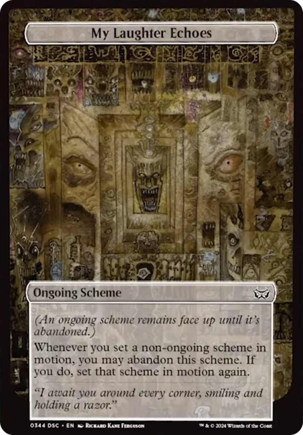 My Laughter Echoes (Full Art) [Duskmourn: Archenemy] | Card Merchant Takapuna
