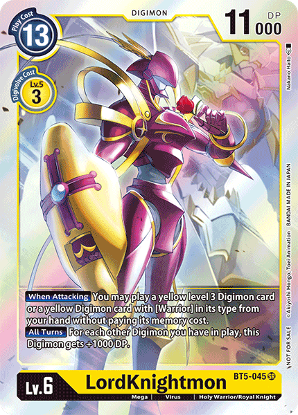 LordKnightmon [BT5-045] (Event Pack) [Battle of Omni Promos] | Card Merchant Takapuna