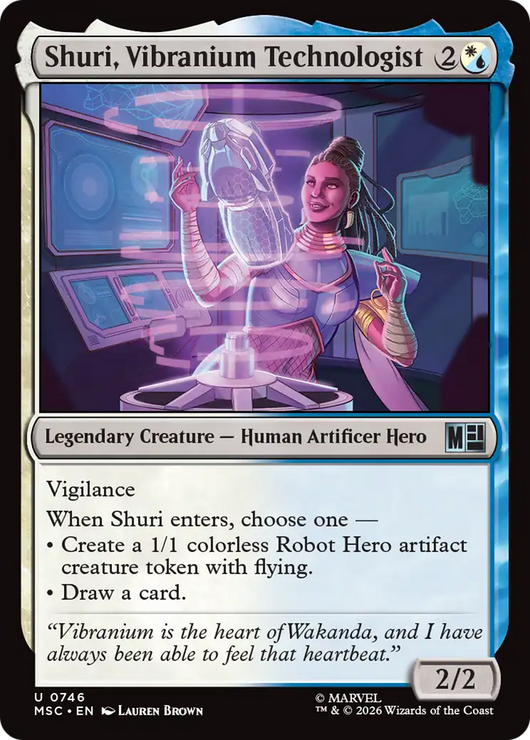 Shuri, Vibranium Technologist [Marvel Super Heroes Commander] | Card Merchant Takapuna