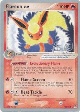 Flareon ex (108/113) (Eeveelutions - Jimmy Ballard) [World Championships 2006] | Card Merchant Takapuna