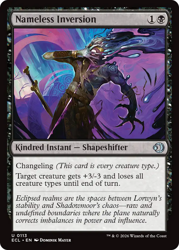 Nameless Inversion [Lorwyn Eclipsed] | Card Merchant Takapuna