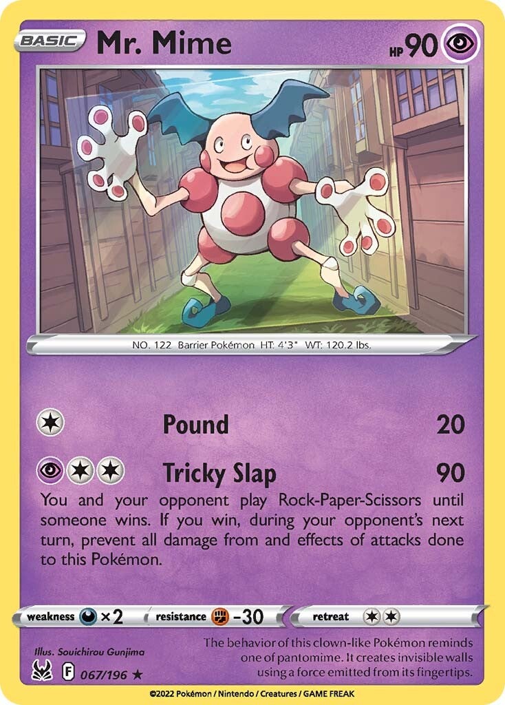 Mr. Mime (067/196) [Sword & Shield: Lost Origin] | Card Merchant Takapuna