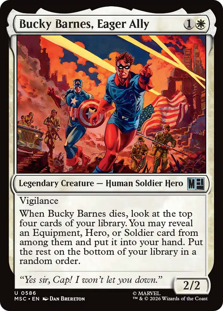 Bucky Barnes, Eager Ally [Marvel Super Heroes Commander] | Card Merchant Takapuna