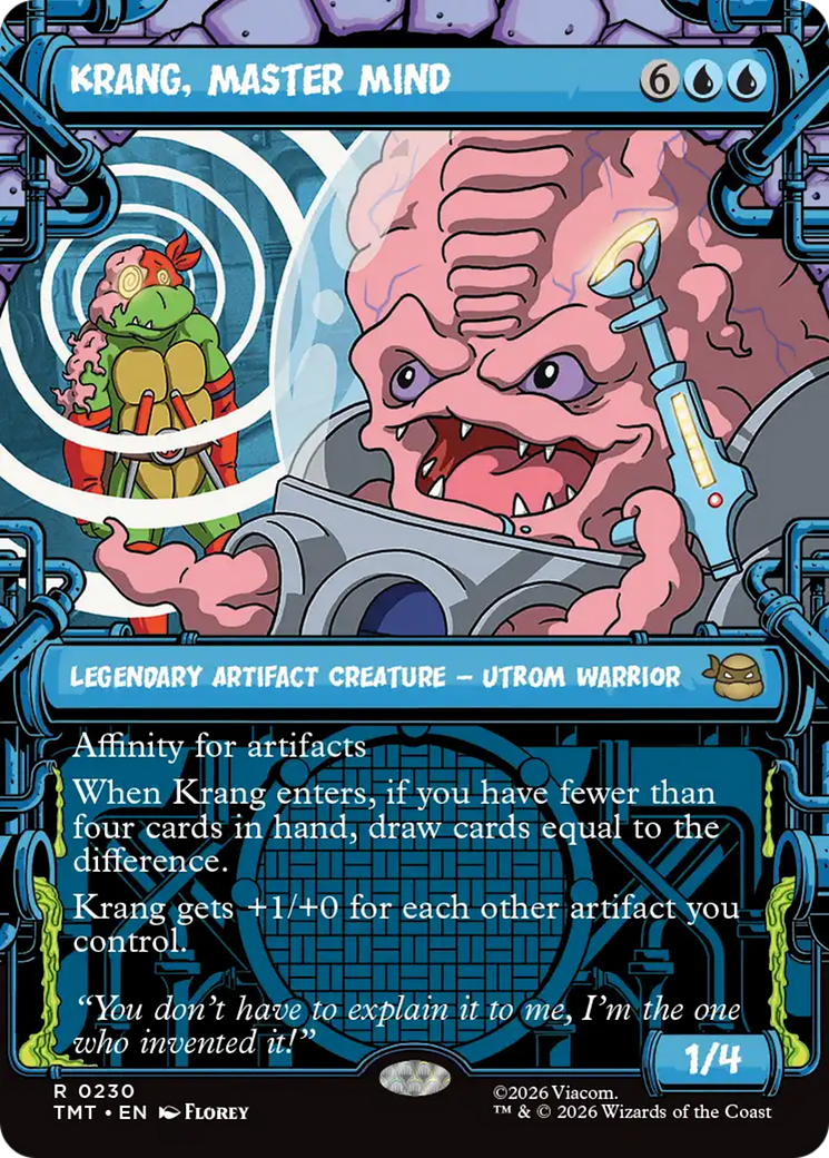 Krang, Master Mind (Showcase) [Teenage Mutant Ninja Turtles] | Card Merchant Takapuna