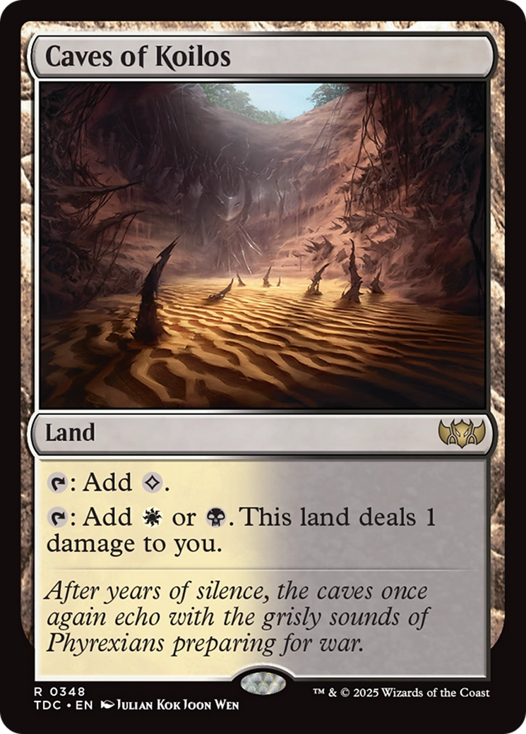 Caves of Koilos [Tarkir: Dragonstorm Commander] | Card Merchant Takapuna