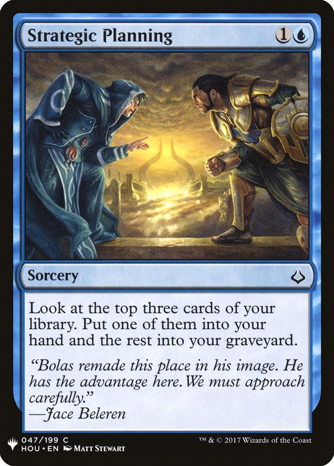 Strategic Planning [Mystery Booster] | Card Merchant Takapuna