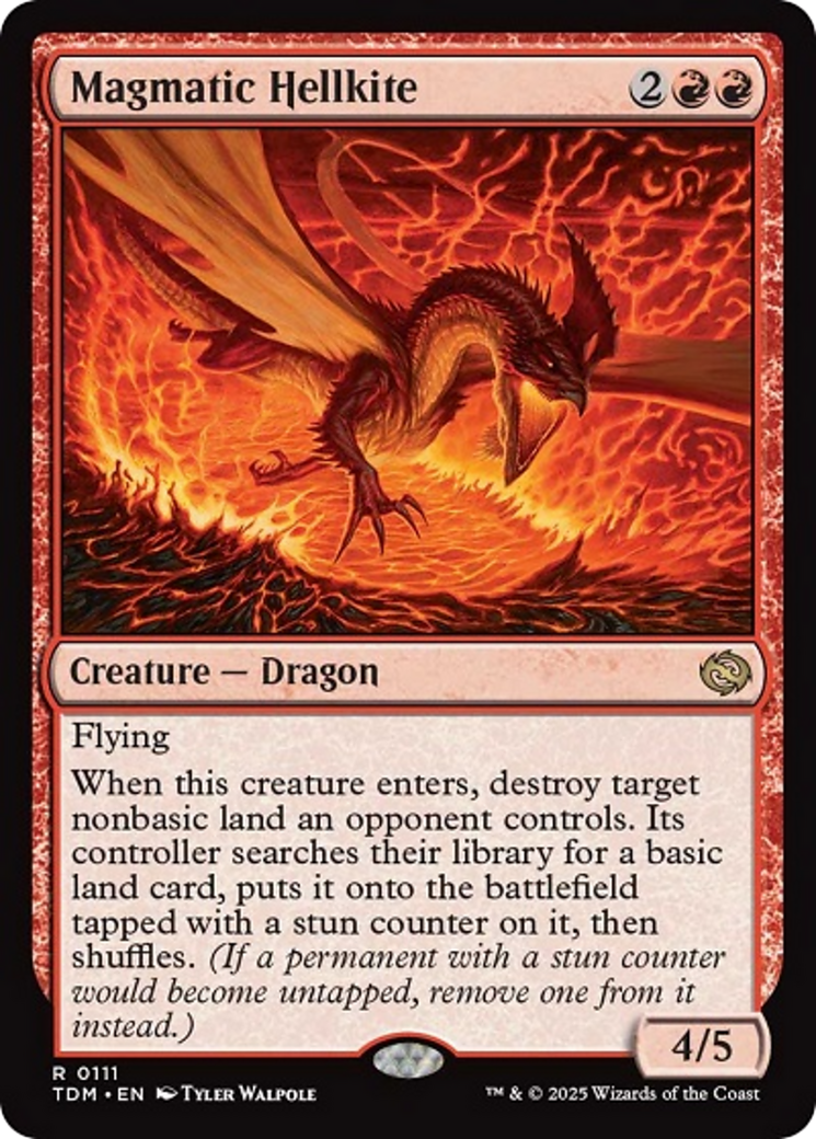 Magmatic Hellkite [Tarkir: Dragonstorm] | Card Merchant Takapuna