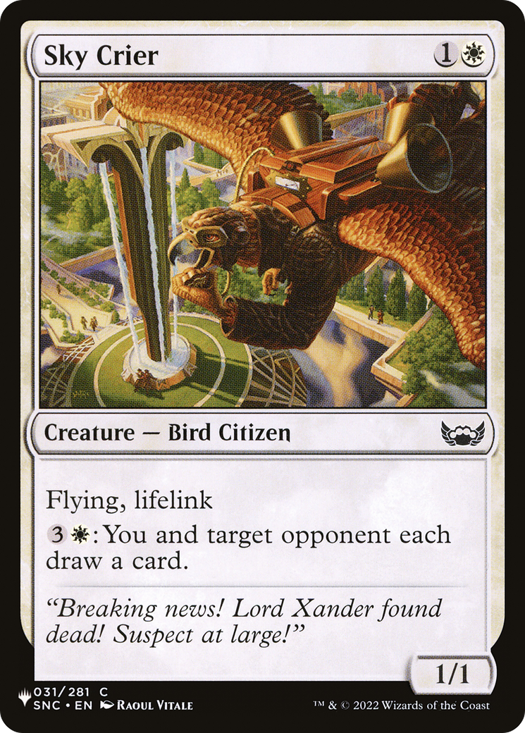 Sky Crier [The List] | Card Merchant Takapuna