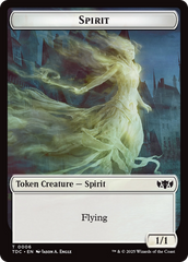Spirit // Treasure Double-Sided Token [Tarkir: Dragonstorm Commander Tokens] | Card Merchant Takapuna