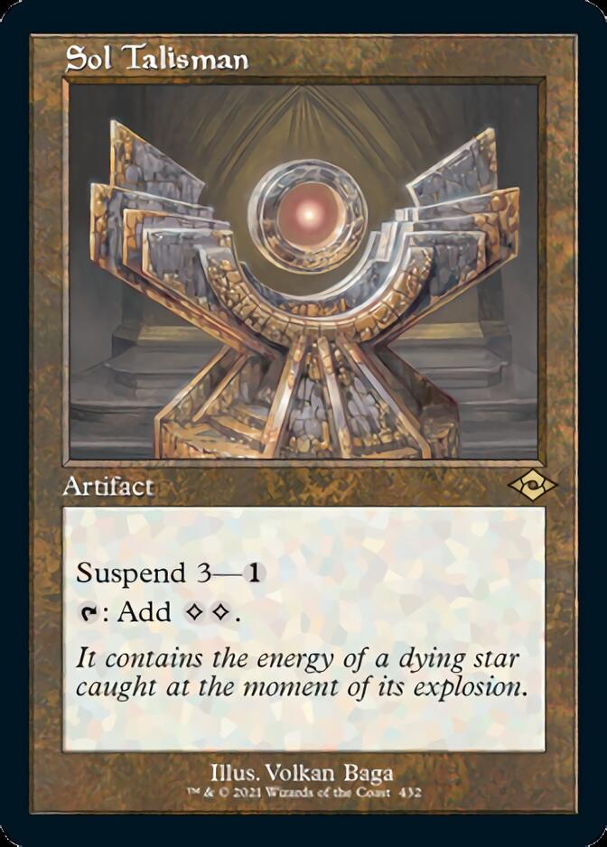 Sol Talisman (Retro Foil Etched) [Modern Horizons 2] | Card Merchant Takapuna