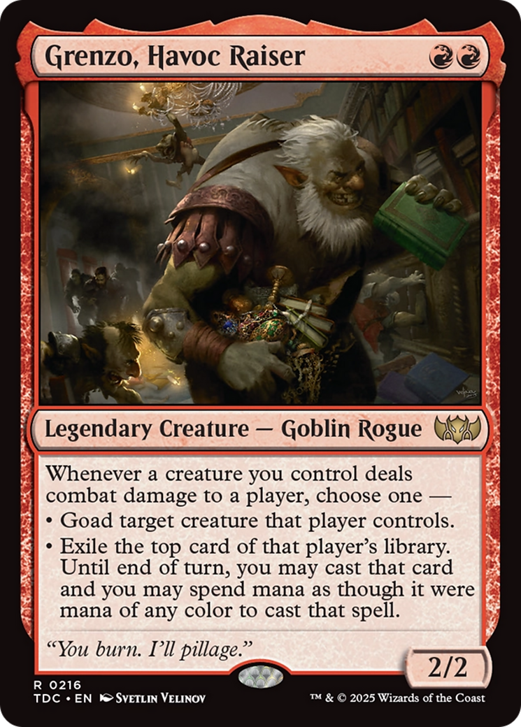 Grenzo, Havoc Raiser [Tarkir: Dragonstorm Commander] | Card Merchant Takapuna