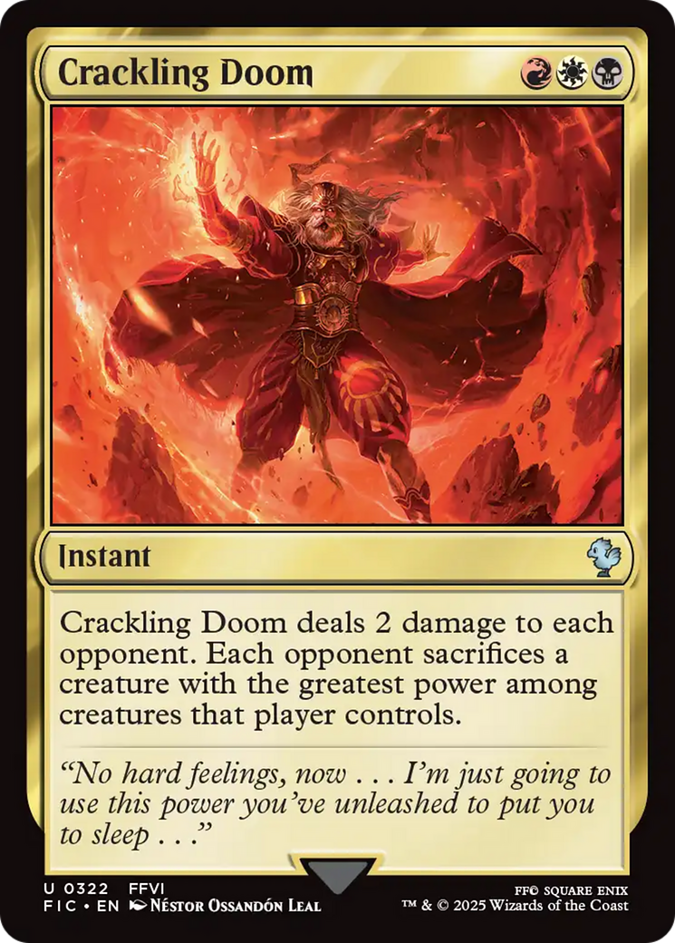 Crackling Doom [FINAL FANTASY Commander] | Card Merchant Takapuna