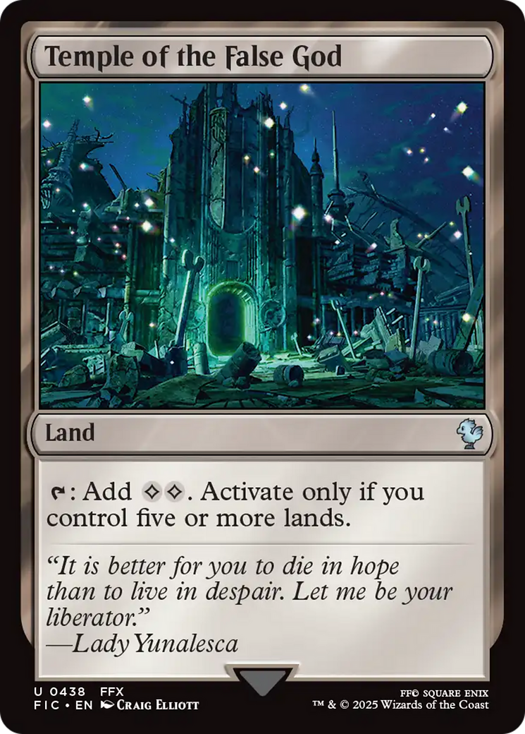 Temple of the False God [FINAL FANTASY Commander] | Card Merchant Takapuna