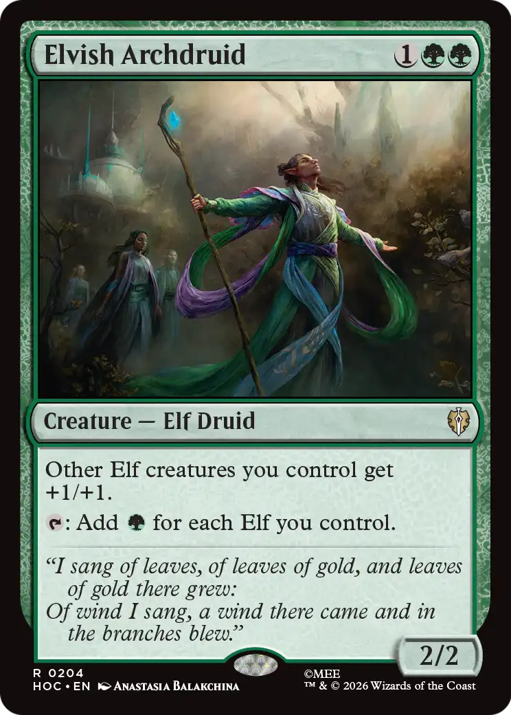 Elvish Archdruid [The Hobbit: Eternal-Legal] | Card Merchant Takapuna