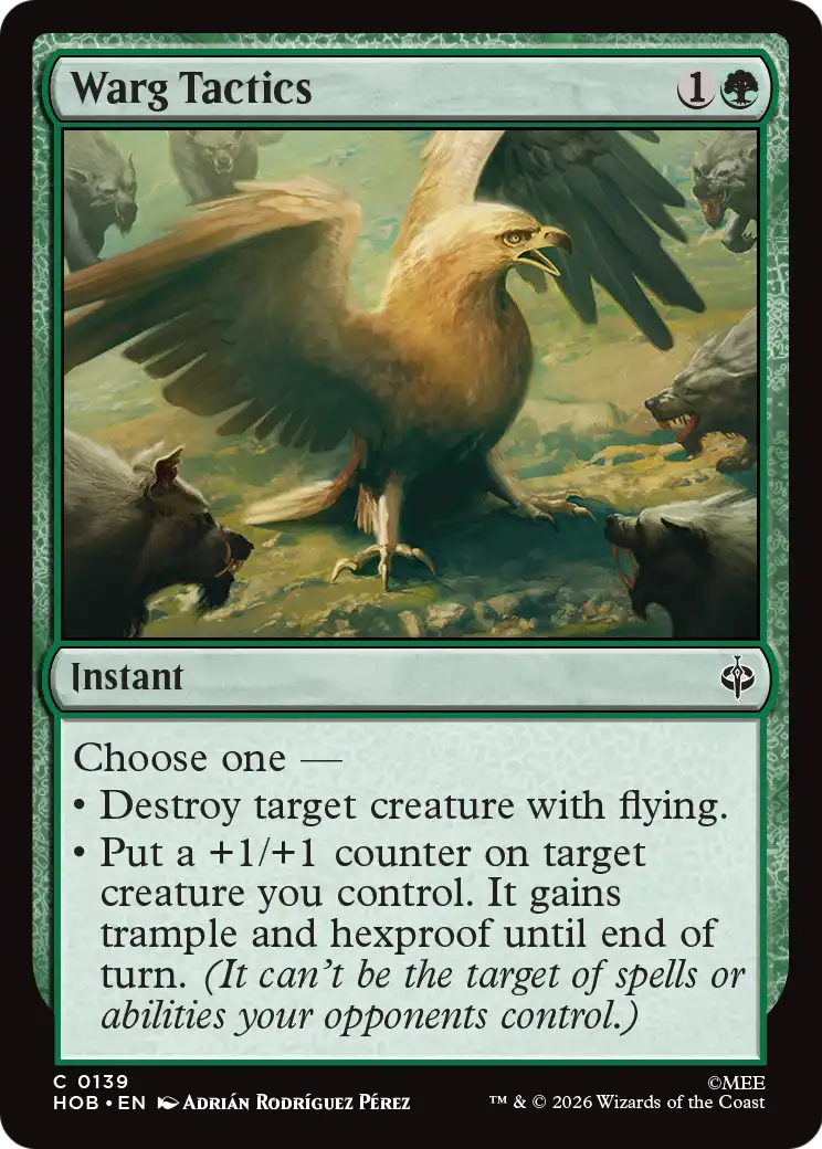 Warg Tactics [The Hobbit] | Card Merchant Takapuna