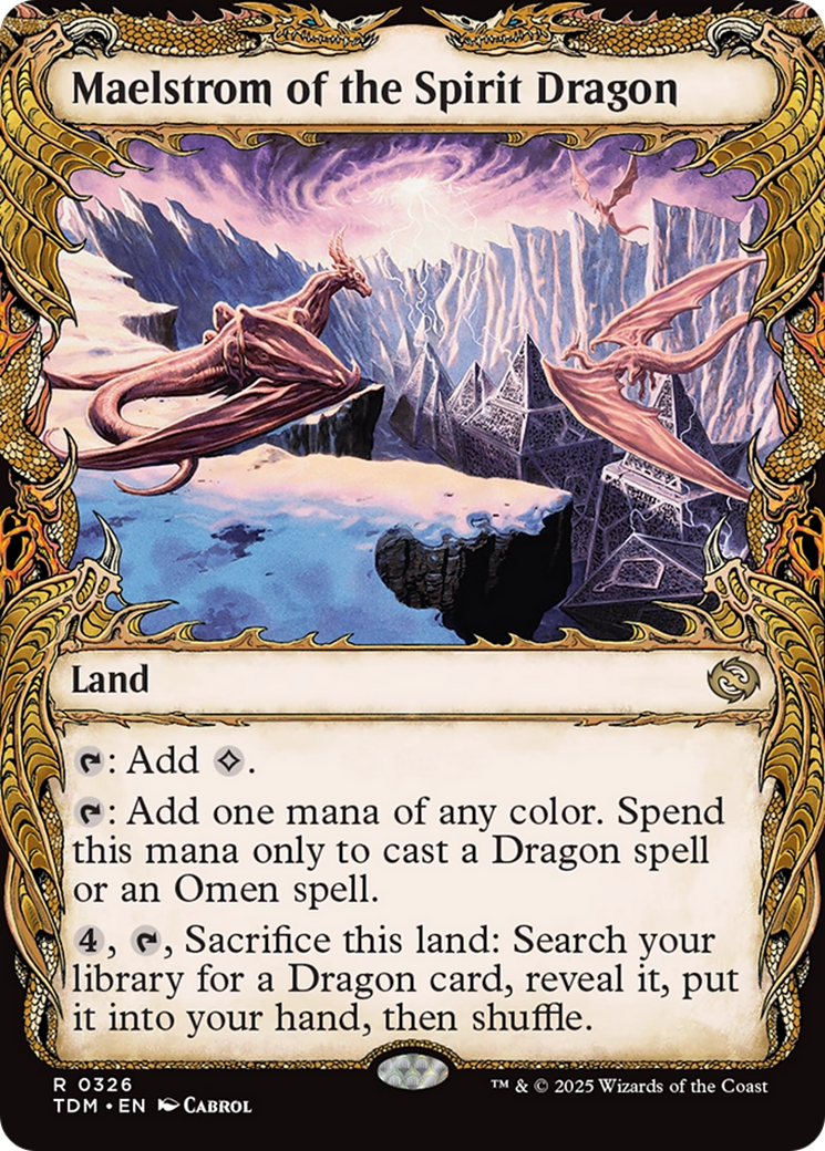 Maelstrom of the Spirit Dragon (Showcase) [Tarkir: Dragonstorm] | Card Merchant Takapuna