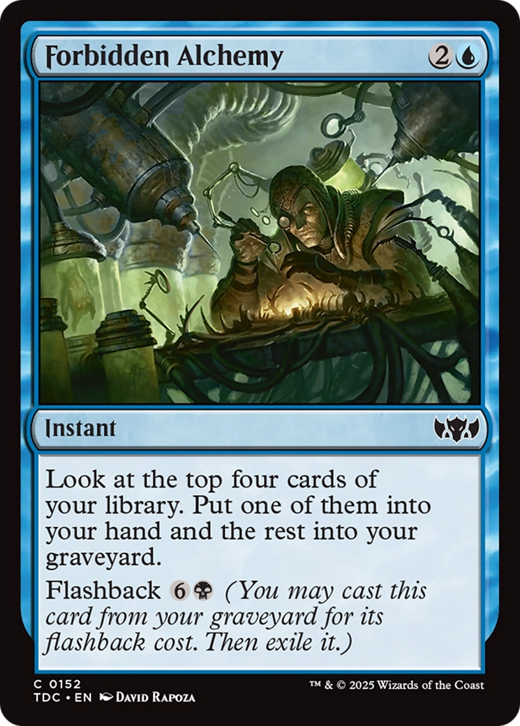 Forbidden Alchemy [Tarkir: Dragonstorm Commander] | Card Merchant Takapuna