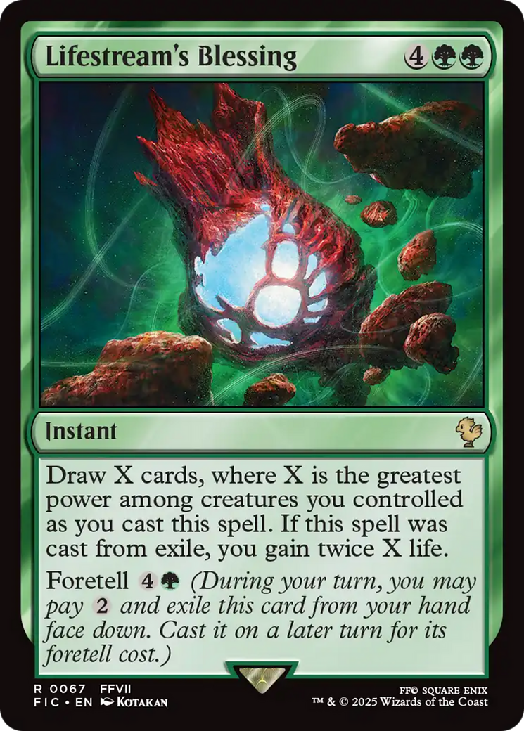 Lifestream's Blessing [FINAL FANTASY Commander] | Card Merchant Takapuna