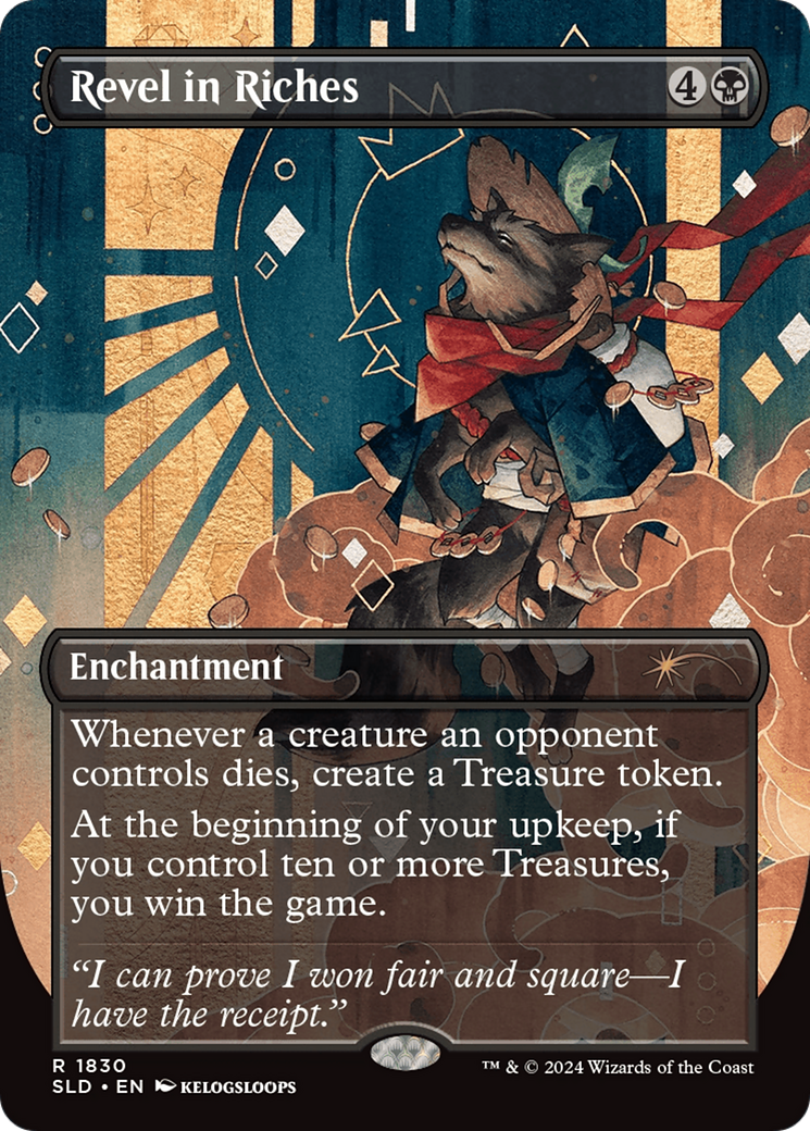 Revel in Riches (Rainbow Foil) [Secret Lair Drop Series] | Card Merchant Takapuna