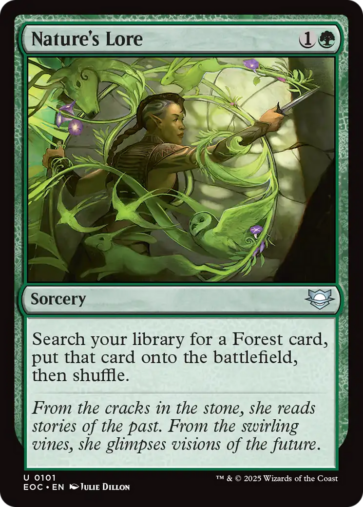 Nature's Lore [Edge of Eternities Commander] | Card Merchant Takapuna