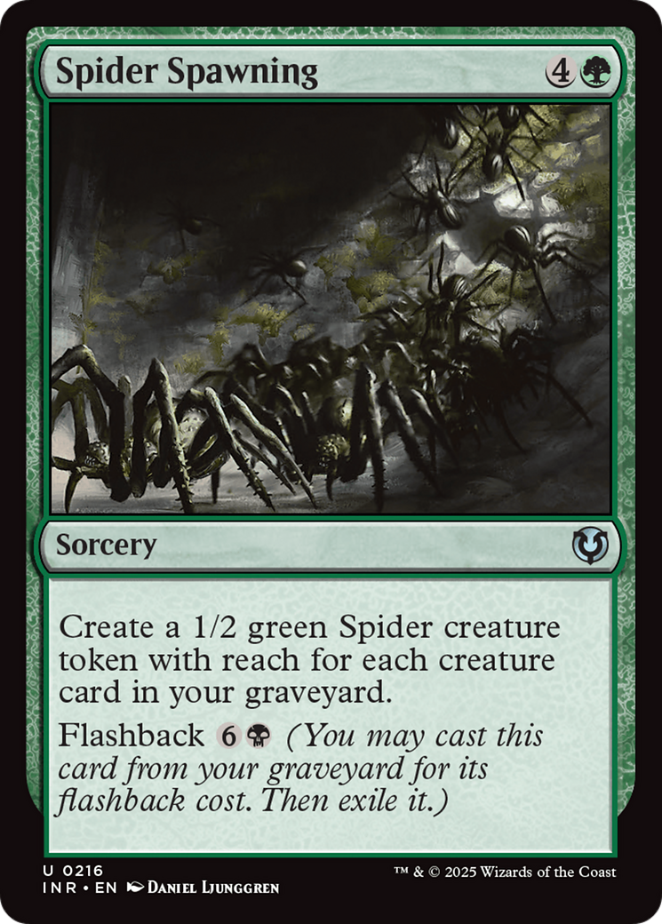 Spider Spawning [Innistrad Remastered] | Card Merchant Takapuna