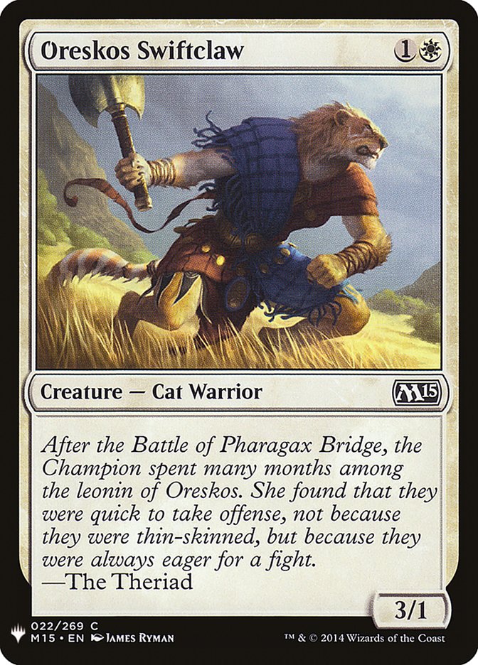 Oreskos Swiftclaw [Mystery Booster] | Card Merchant Takapuna