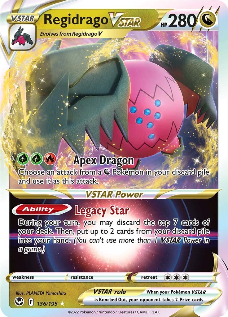Regidrago VSTAR (136/195) [Sword & Shield: Silver Tempest] | Card Merchant Takapuna
