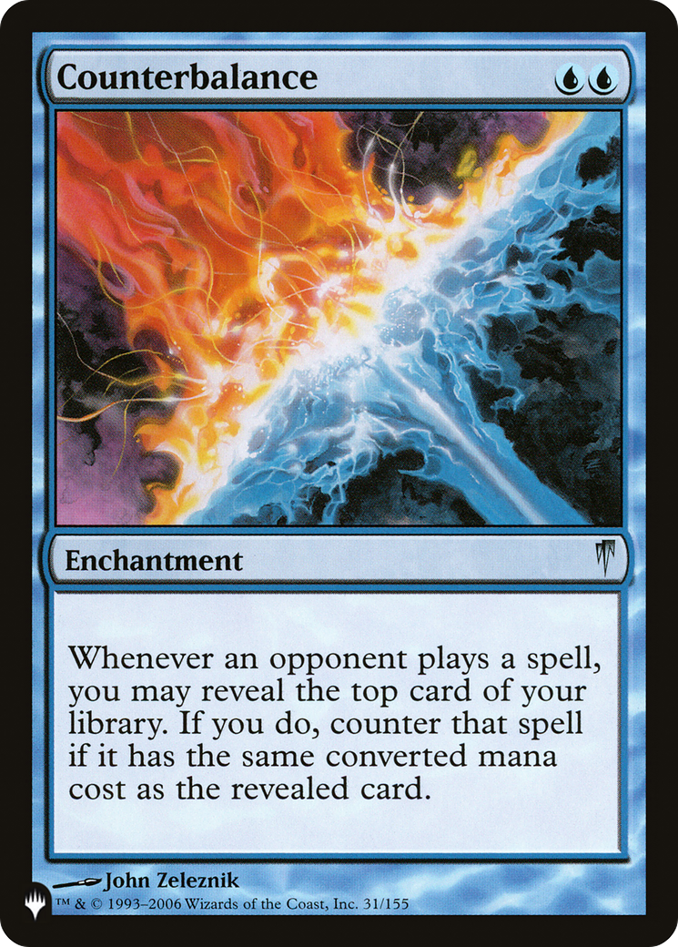 Counterbalance [The List] | Card Merchant Takapuna