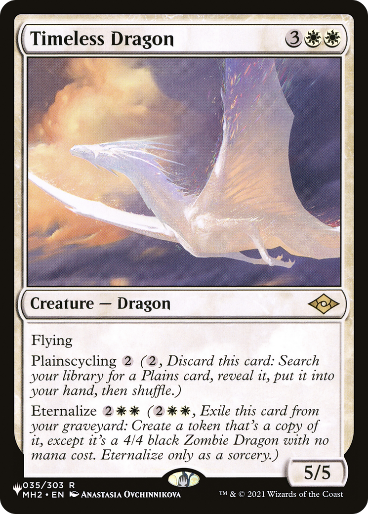 Timeless Dragon [The List] | Card Merchant Takapuna