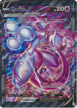 Mewtwo V-Union (Jumbo Card) [Sword & Shield: Black Star Promos] | Card Merchant Takapuna