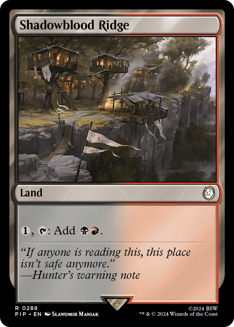 Shadowblood Ridge [Fallout] | Card Merchant Takapuna