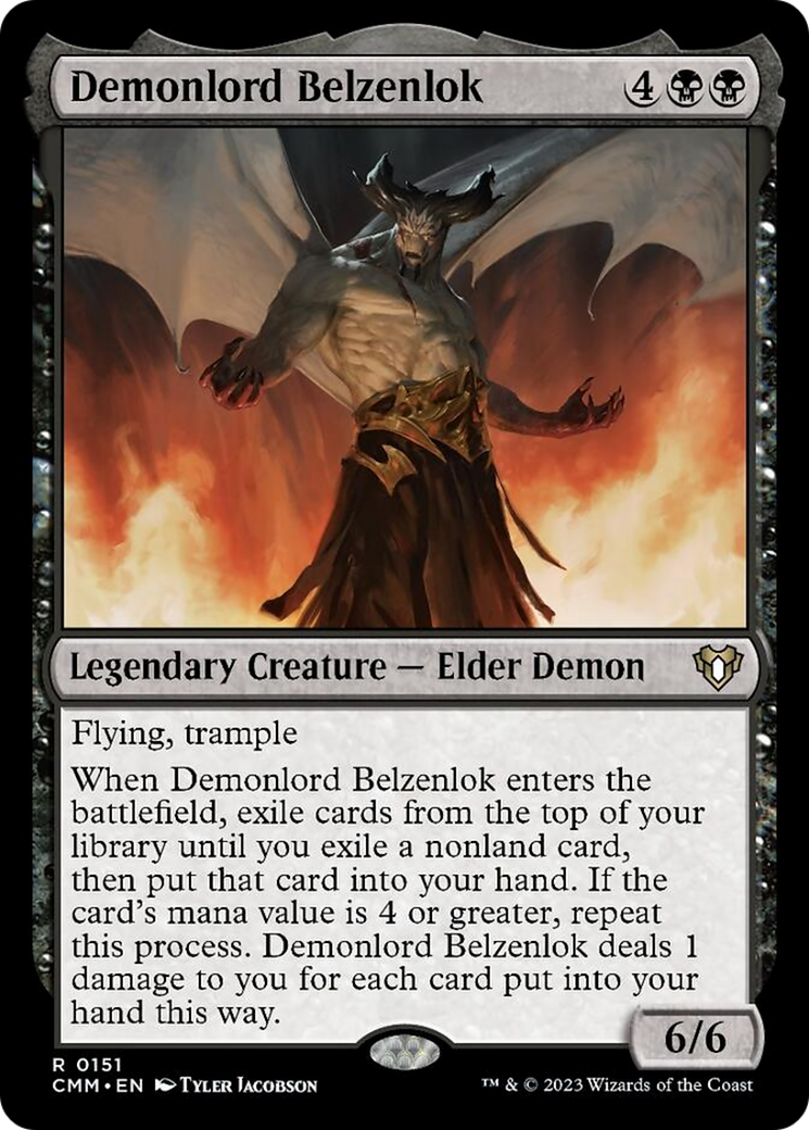 Demonlord Belzenlok [Commander Masters] | Card Merchant Takapuna