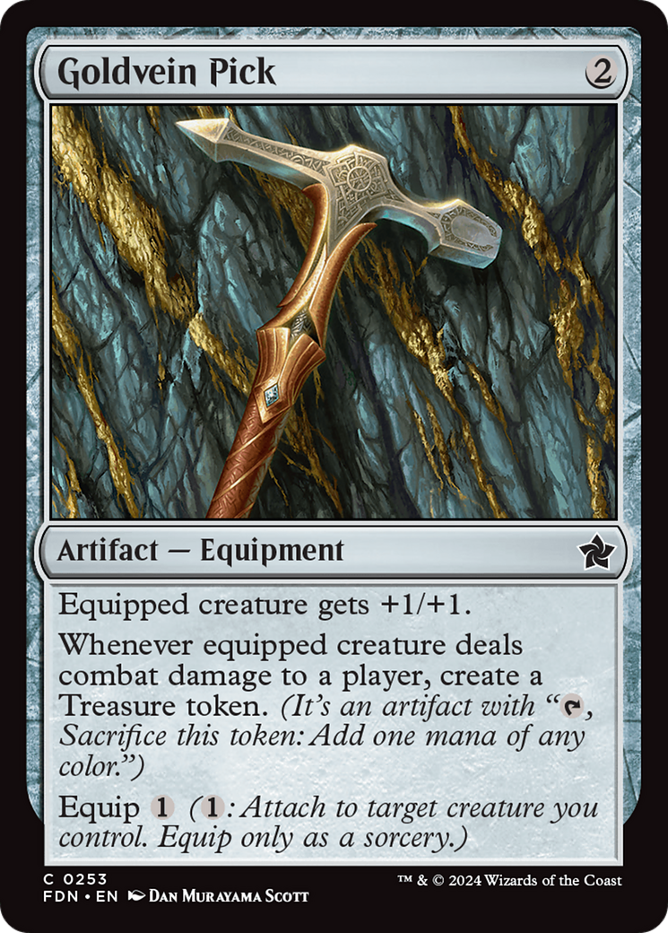 Goldvein Pick [Foundations] | Card Merchant Takapuna