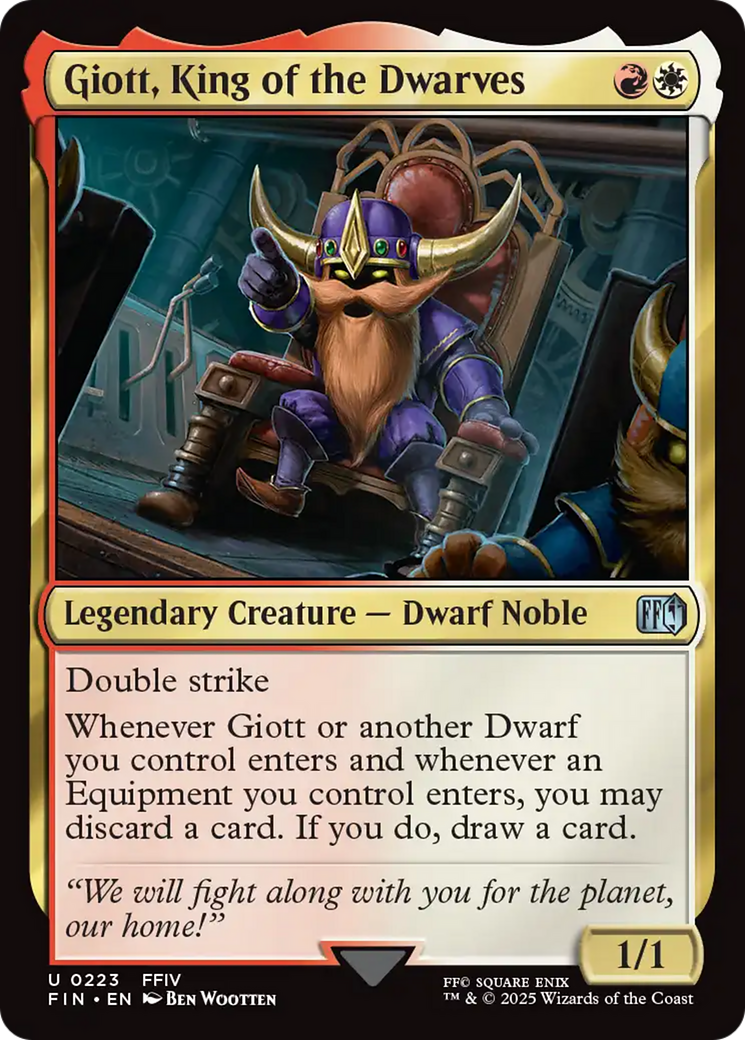 Giott, King of the Dwarves [FINAL FANTASY] | Card Merchant Takapuna