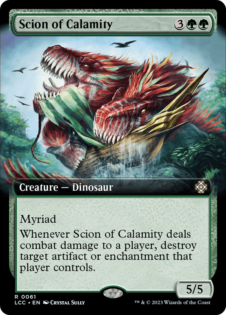 Scion of Calamity (Extended Art) [The Lost Caverns of Ixalan Commander] | Card Merchant Takapuna