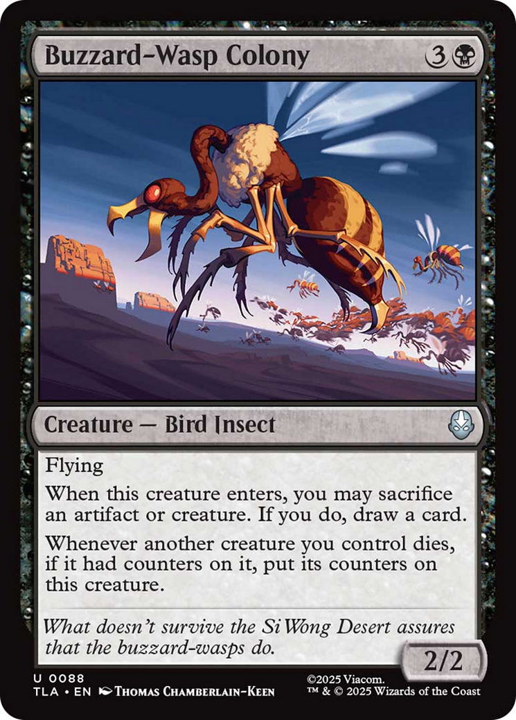 Buzzard-Wasp Colony [Avatar: The Last Airbender] | Card Merchant Takapuna