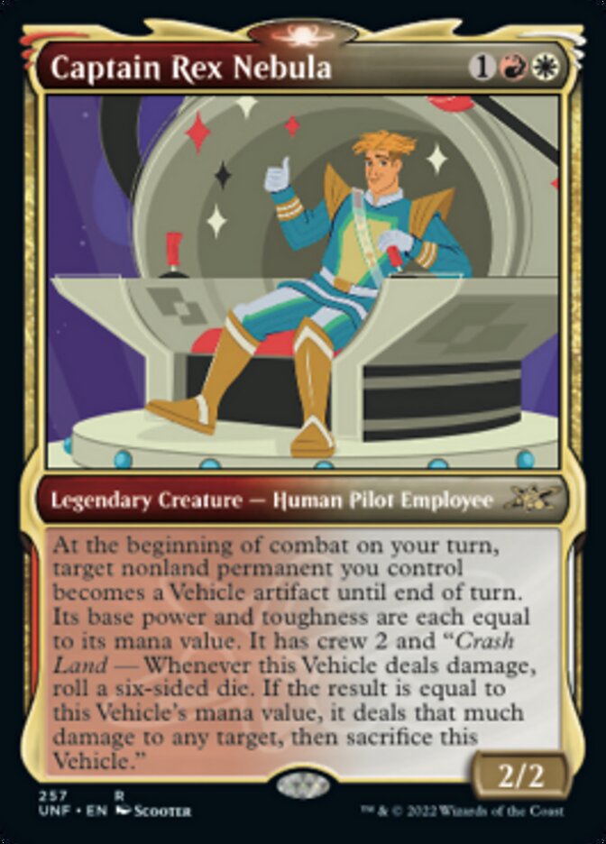 Captain Rex Nebula (Showcase) [Unfinity] | Card Merchant Takapuna