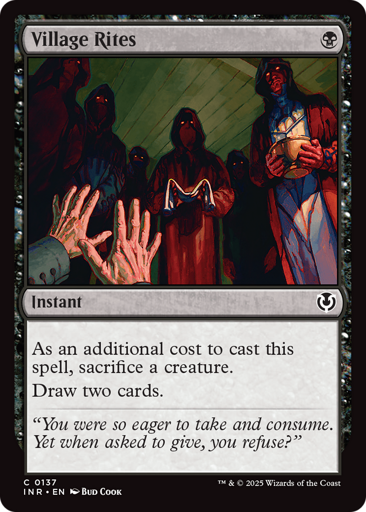 Village Rites [Innistrad Remastered] | Card Merchant Takapuna