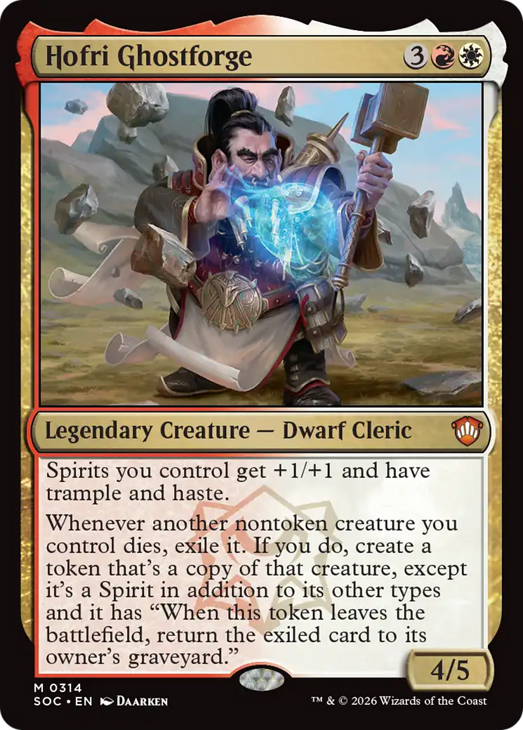 Hofri Ghostforge [Secrets of Strixhaven Commander] | Card Merchant Takapuna