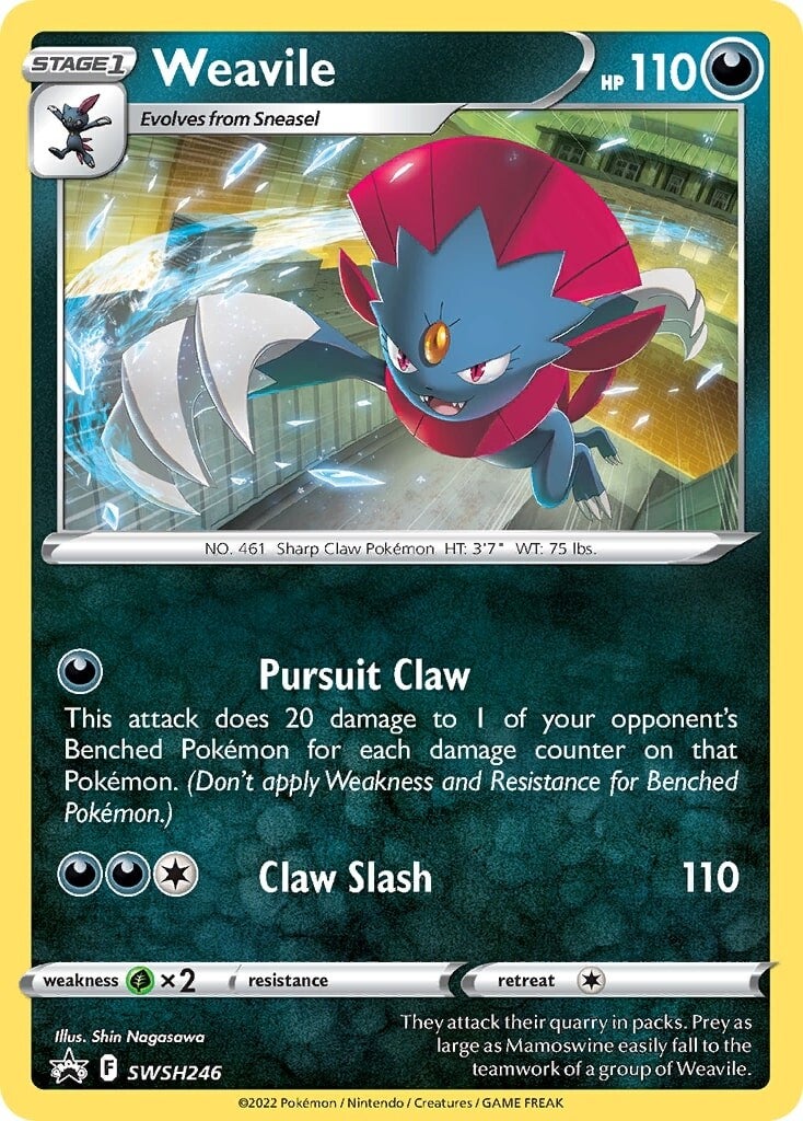 Weavile (SWSH246) [Sword & Shield: Black Star Promos] | Card Merchant Takapuna